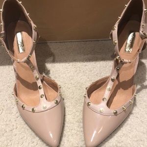 High heels, 10 1/2 medium, worn once, like new, 3 inch heel